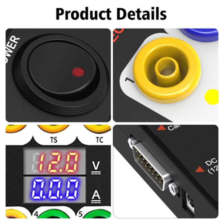 GODIAG GT100+ OBDII Breakout Box Diagnostic Port Tester ECU Bench Connector, UK Plug, UK Plug GODIAG GT100+ OBDII Breakout Box Diagnostic Port Tester ECU Bench Connector, UK Plug, UK Plug